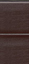 Panneaux portes de garage sectionnelles Brun RAL 8017 - MIDRIB - Woodgrain